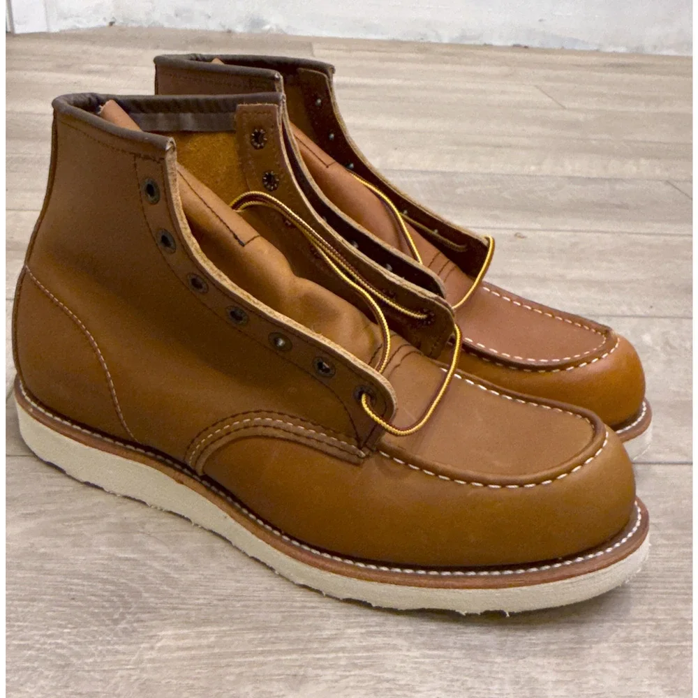 NEW RED WING 10875 TRACTION TRED MOC TOE 6-INCH SOFT TOE BOOTS SZ 11 D